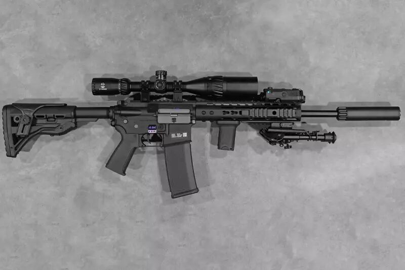 AR15 DMR Black Ragnarok Aster SE custom replica