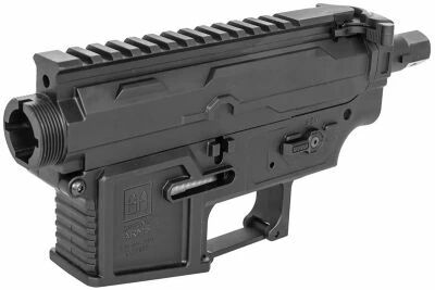 black AR15 Prime body front left