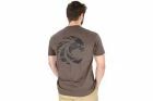 Camiseta Cracked gris grafito, parte trasera