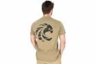 Camiseta &laquo;Cracked&raquo; en verde Amazonia, parte trasera