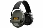 CASQUE ANTI-BRUIT SUPREME PRO-X SERRE- TETE CUIR VERT OLIVE