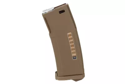 Chargeur M4 Mid-cap 150 billes balles Tan apparentes SAIGO