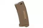 Chargeur M4 Mid-cap 150 billes balles Tan apparentes SAIGO