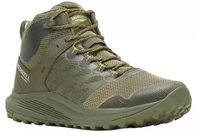 Chaussures NOVA 3 MID Tactical WP Vert Olive Merrell