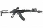 Custom AKM black straight barrel