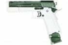 Custom Hi-Capa 5.1 Charcoal / White Cerakote Left-Handed Barrel