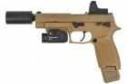 Custom Sig Sauer M17 P320 PROFORCE FDE Left-Handed Barrel