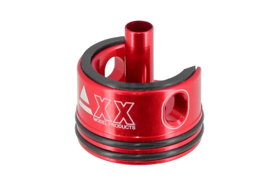 Cylinder head CNC V2 Double O-ring Red AEG Maxx Model