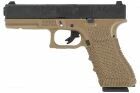 Delta Armory pistola airsoft P03 GBB Verde Gas Negro