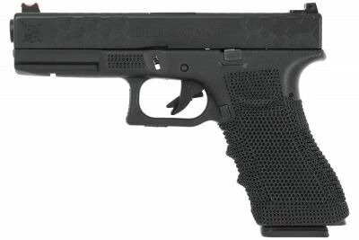 Delta Armory pistola airsoft P03 GBB Verde Gas Negro