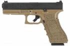 Delta Armory pistola airsoft P03 GBB Verde Gas Negro