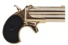 Derringer Double Barrel Full m&eacute;tal Gold MAXTACT