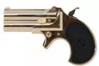 Derringer Double Barrel Full m&eacute;tal Gold MAXTACT