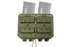 DOUBLE SIDE-BY-SIDE MAGAZINE HOLDER BUNGY 8BL17 OLIVE GREEN FOR M4 / AR15