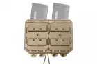 DOUBLE SIDE-BY-SIDE MAGAZINE HOLDER BUNGY 8BL17 TAN FOR M4 / AR15