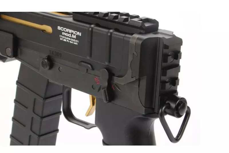 Base de crosse Picatinny pour Scorpion Mod.M / Mod.D / VZ.61 Marui