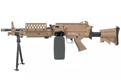 FN MK46 DE(P) AEG Dark earth Plastic body 6mm 1,5J