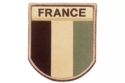 FRANCE DESERT EMBROIDERED CREST
