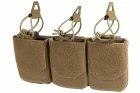 FREY RAGNAR Coyote M4-AK Triple Magazine Pouch