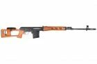 FUSIL DE FRANCOATIRADOR SNOW WOLF SVD CON MECANISMO DE CERROJO, DE MADERA AUT&Eacute;NTICA (SW-027W)