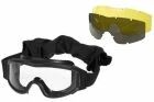 GAFAS ANTIBUEE NEGRAS 3 LENTES DELTA TACTICS