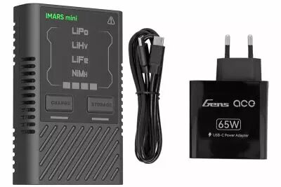 Gens Ace IMARS mini G-Tech USB-C 2-4S EU Power Supply Adapter