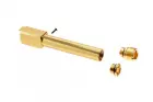 Glock 19 \ 2 Way Fixed\  Non-Recoiling Outer Barrel GOLD