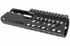 guardamanos rattler sd mcx negro derecha