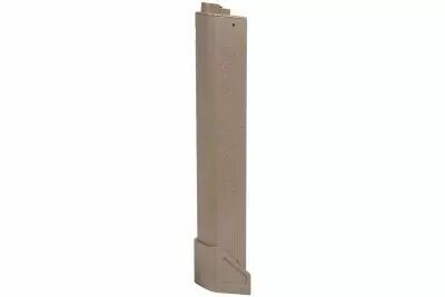 Hi-Cap 250-bullet magazine for SA- X 9mm Duo-system replicas Tan
