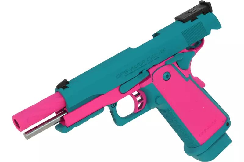 Hi-Capa 4.3 Pink / blue Tokyo Marui Gaz Cerakote