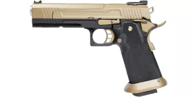 Rplique de poing airsoft HX1003 Split Tan ARMORER WORKS Gaz