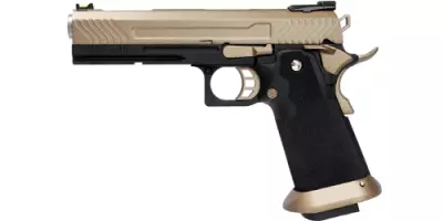 Rplique de poing airsoft GBB HX1103 Full Tan ARMORER WORKS Gaz