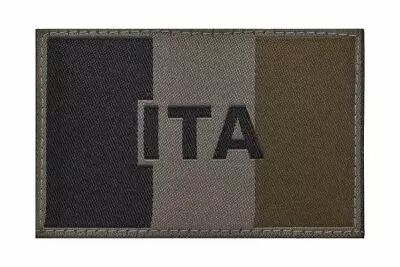 Italy RAL7013 Flag Patch fabric Clawgear