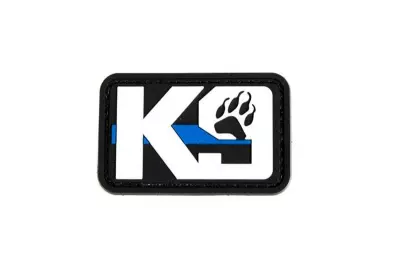 K9 Blue Line Paw - 3D Patch