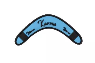Karma Returns Rubber Patch blue