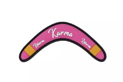 Karma Returns Rubber Patch pink