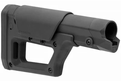 MAGPUL PRS-Lite Stock, Black, Right-Handed, Front