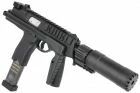 MARUYAMA MP-IX SMG CON SILENCIADOR NEGRO
