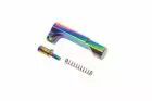 Match Grade Stainless Steel Mag Release - Rainbow