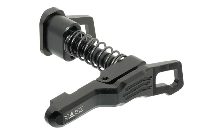 Maxx Model magazine catch Advanced CNC Style B for MTW M4 - Black