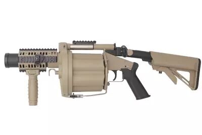 MGL Tan ICS grenade launcher