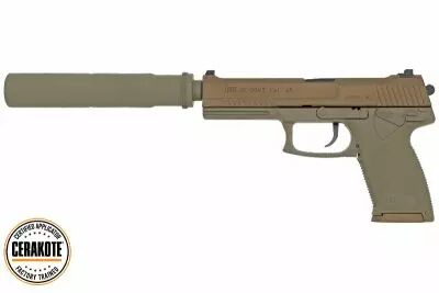 MK23 SOCOM FDE/ Burnt Bronze Tokyo Marui Gaz Cerakote