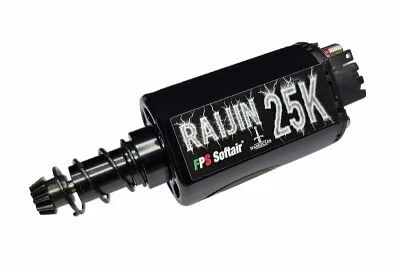 Motor Raijin 25K de eje largo para airsoft