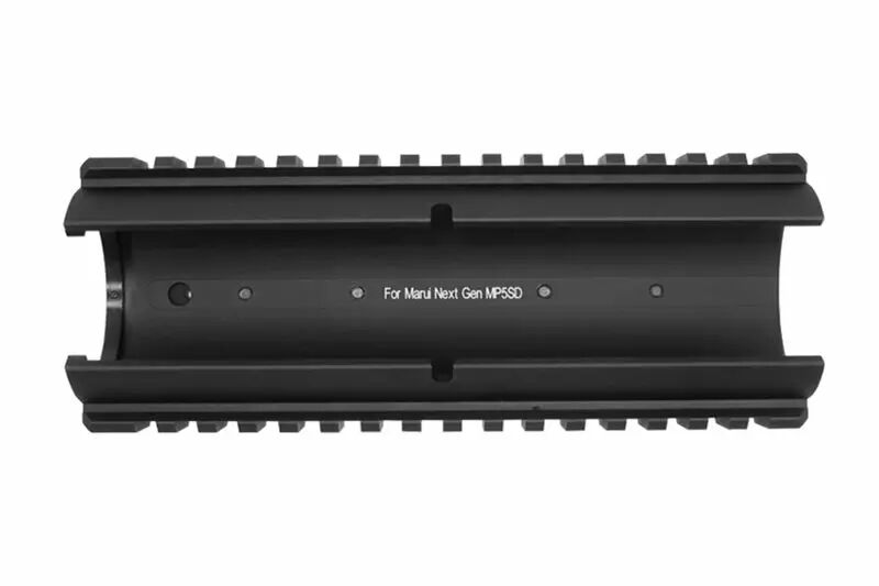 Tri-rail picatinny CNC 6063 handguard for MP5 SD NGRS Marui Wii Tech