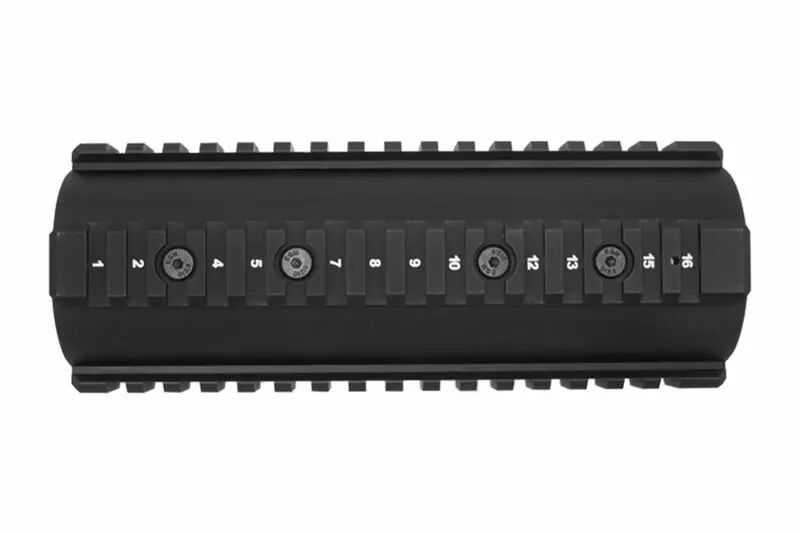 Tri-rail picatinny CNC 6063 handguard for MP5 SD NGRS Marui Wii Tech