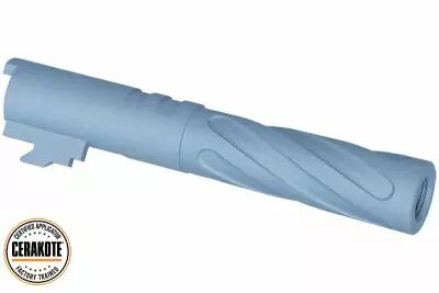 Outer Barrel Tornado Stainless Cerakote Blue Hi-Capa 4.3 GBB Marui 5KU