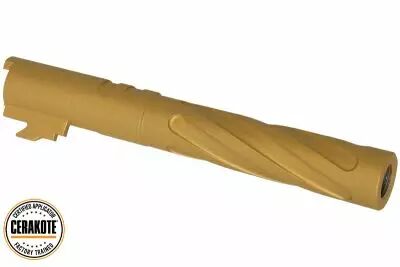 Outer Barrel Tornado Stainless Cerakote Gold Hi-Capa 5.1 GBB Marui 5KU
