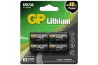 Pack of 4 GP CR 123A-U4 Lithium PRO