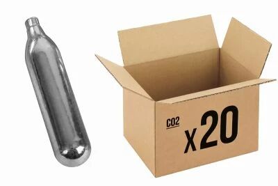 Paquete de 20 cartuchos de CO? Sparclette de 12 g