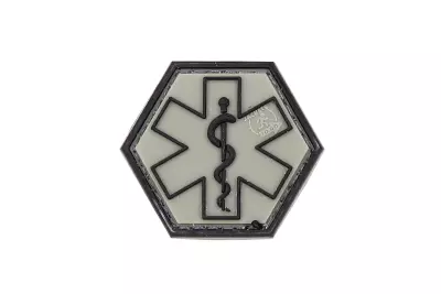 Paramedic Hexagon Rubber Patch ranger green